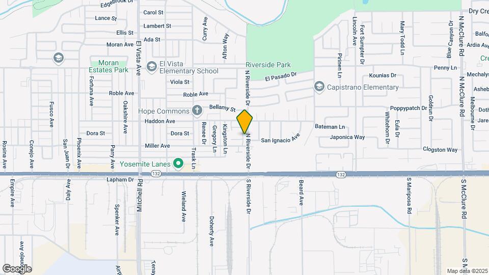 209-211 N Riverside Dr Mapa y Detalles de la Ubicación