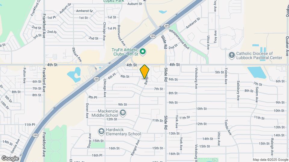 606 Bangor Ave Map and Location Details