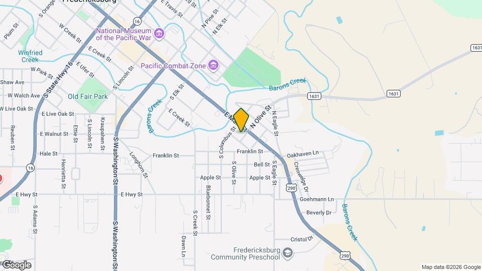 108 S Olive St Map and Location Details