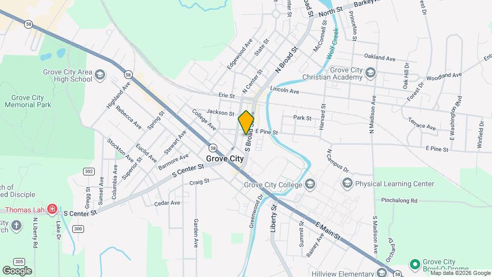 223 S Broad St Map and Location Details