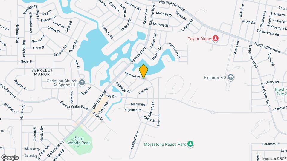 9801 Bayside Ct Map and Location Details