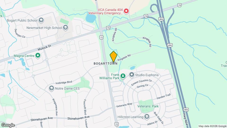 1201 Kingdale Rd Map and Location Details