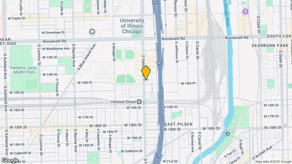 1431 S Halsted St Map and Location Details
