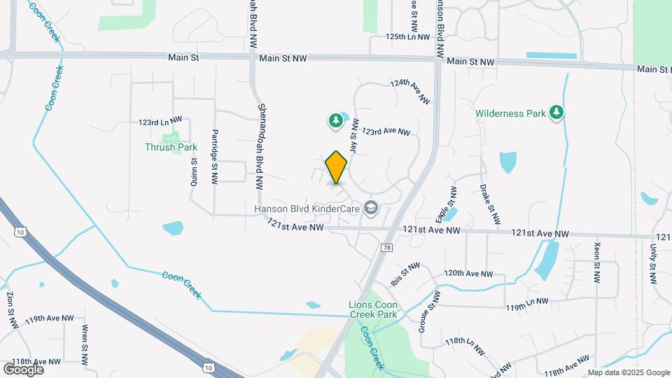 12196 Killdeer St NW Map and Location Details