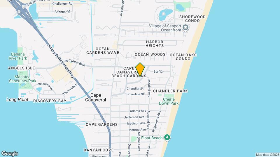 262 Canaveral Beach Blvd, Unit SI ID1464867P Mapa y Detalles de la Ubicación
