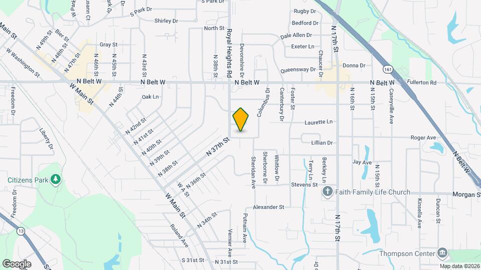 213 Columbus Dr Map and Location Details