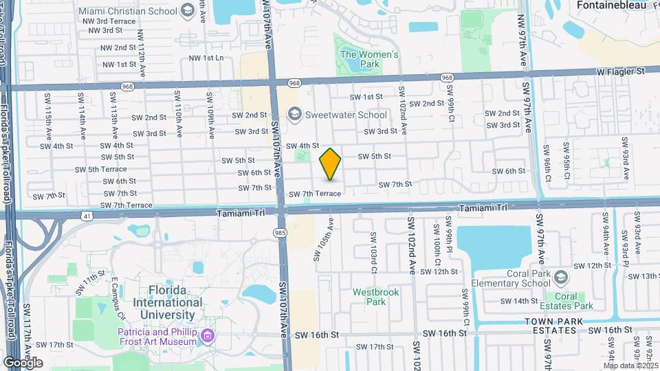 10444 SW 7th St Map and Location Details