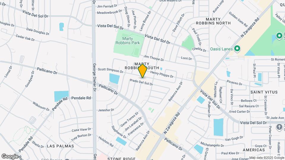 11749 Prado Del Sol Dr Map and Location Details