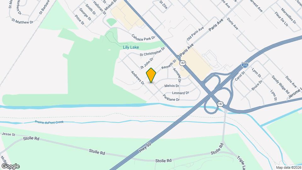 1608 Parklane Dr Map and Location Details