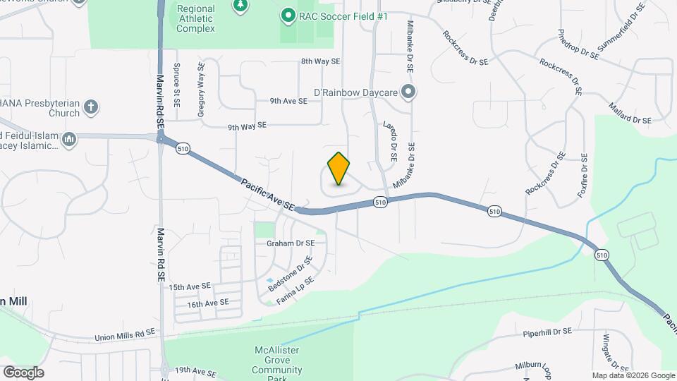 8733 Milbanke Dr SE Map and Location Details