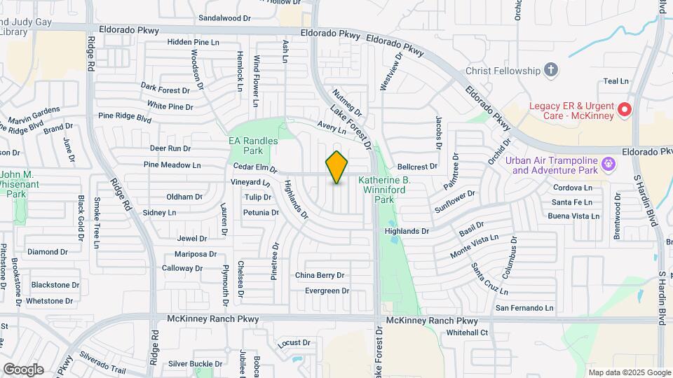 3513 Apple Blossom Ln Map and Location Details
