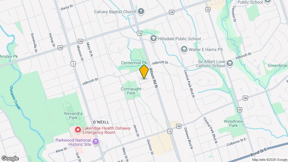 222 Pearson St Map and Location Details