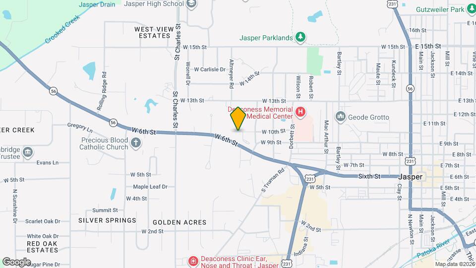 1055 W 10th St, Unit 1055 Map and Location Details