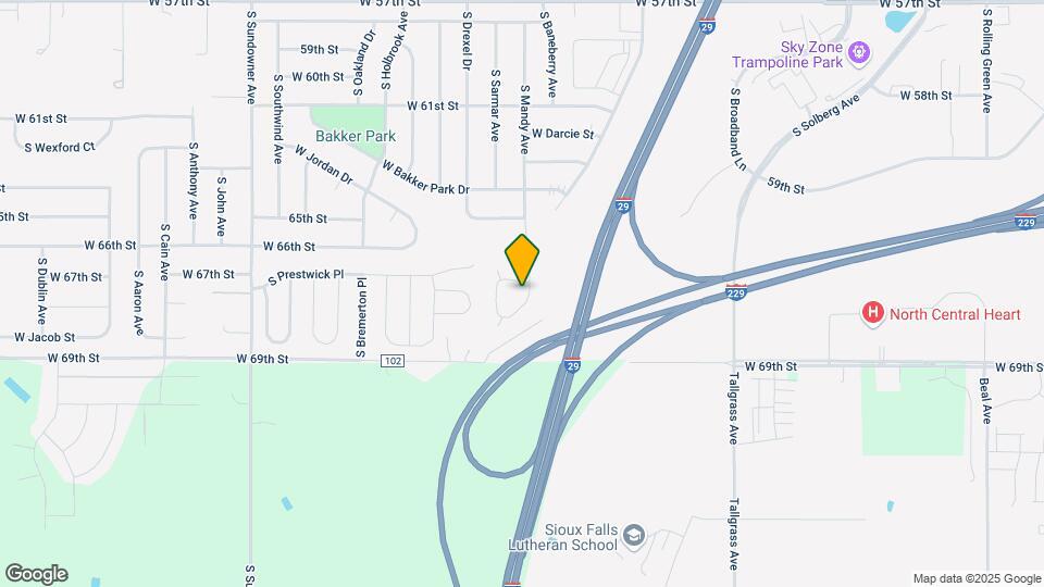 5901 S Mandy Ave Map and Location Details