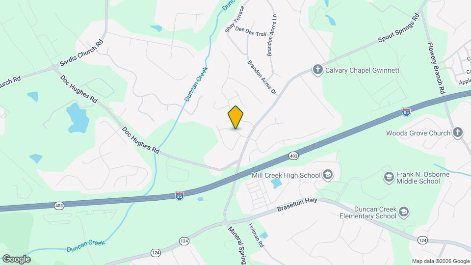 2249 Bender Trail Map and Location Details