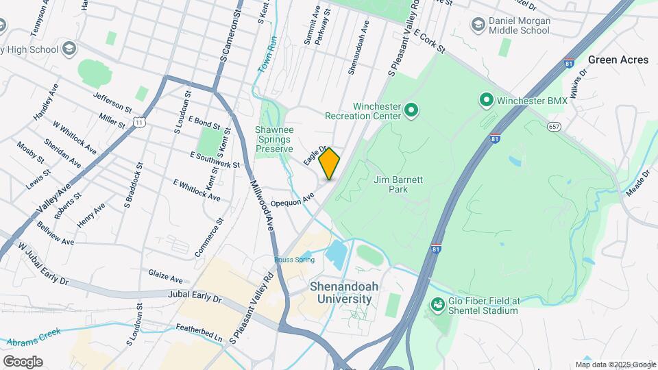 1200 Opequon Ave Map and Location Details