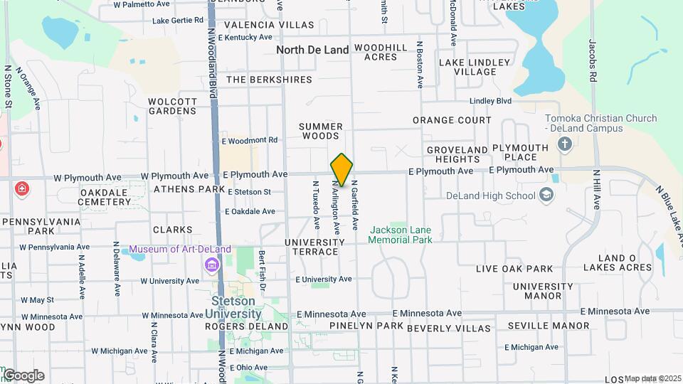 823 N Arlington Ave Map and Location Details