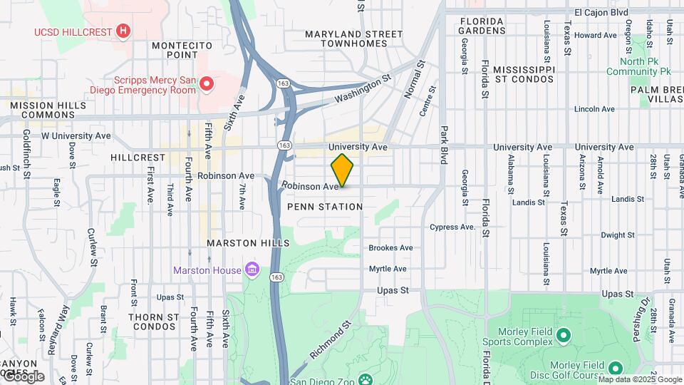 Robinson Avenue Apartments Mapa y Detalles de la Ubicación