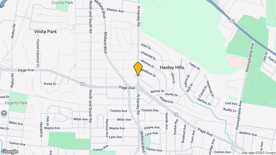 4266 Washington St Map and Location Details