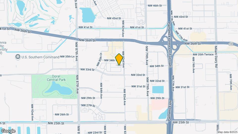 8221 NW 34th St Map and Location Details