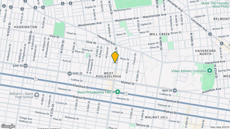 124 N 52nd St Map and Location Details