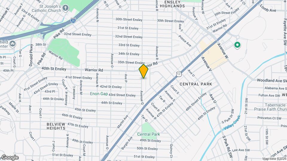 4105 Avenue Q Mapa y Detalles de la Ubicación