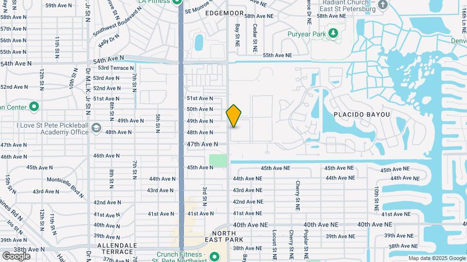 4705 1st St NE Map and Location Details