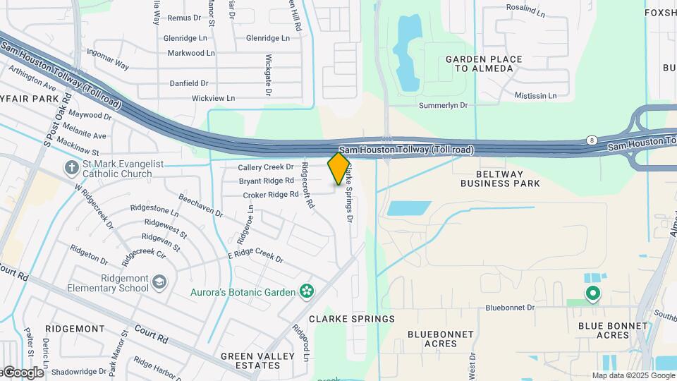 15747 Ridgegate Rd Map and Location Details