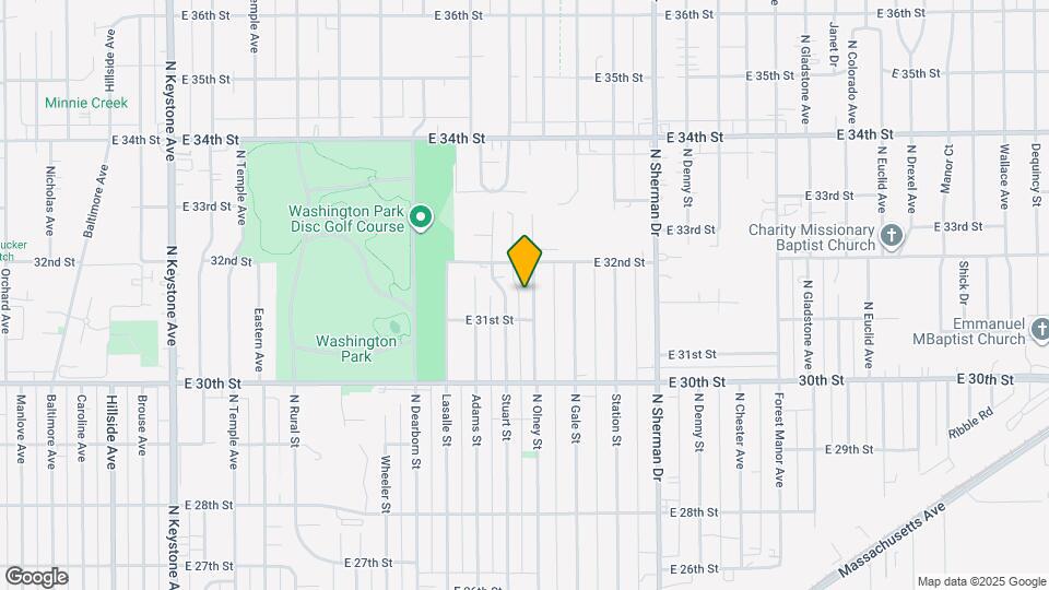 3122 N Olney St Mapa y Detalles de la Ubicación