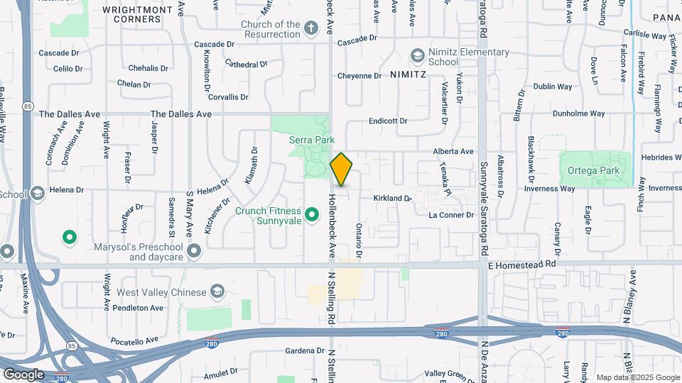 1608 Hollenbeck Ave Mapa y Detalles de la Ubicación