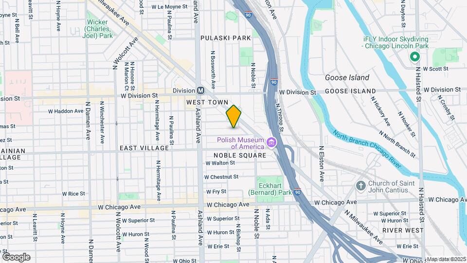 1450 W Cortez St, Unit 1N Map and Location Details