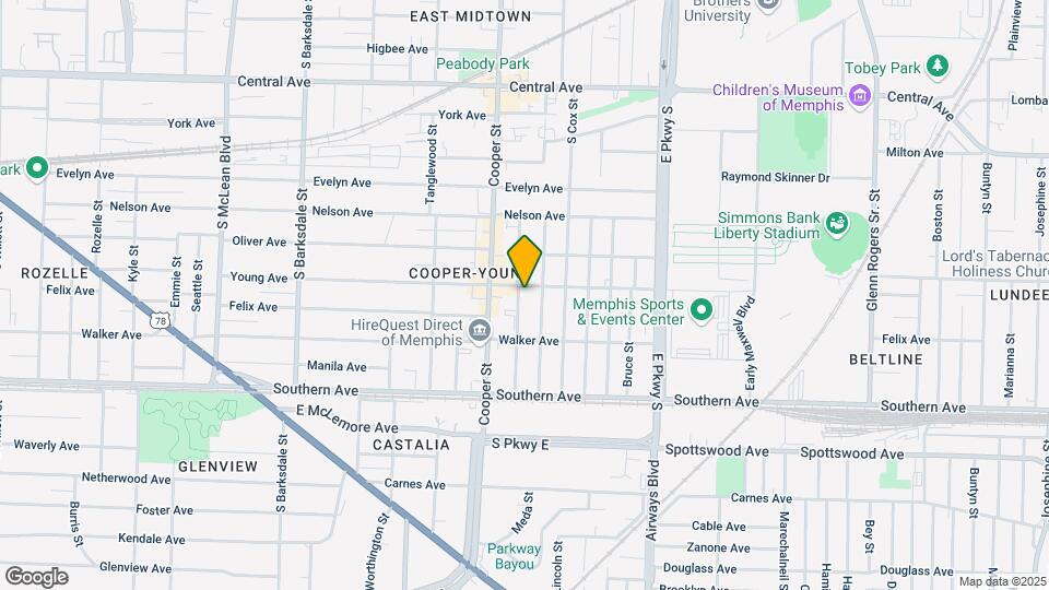 960 Blythe St Map and Location Details