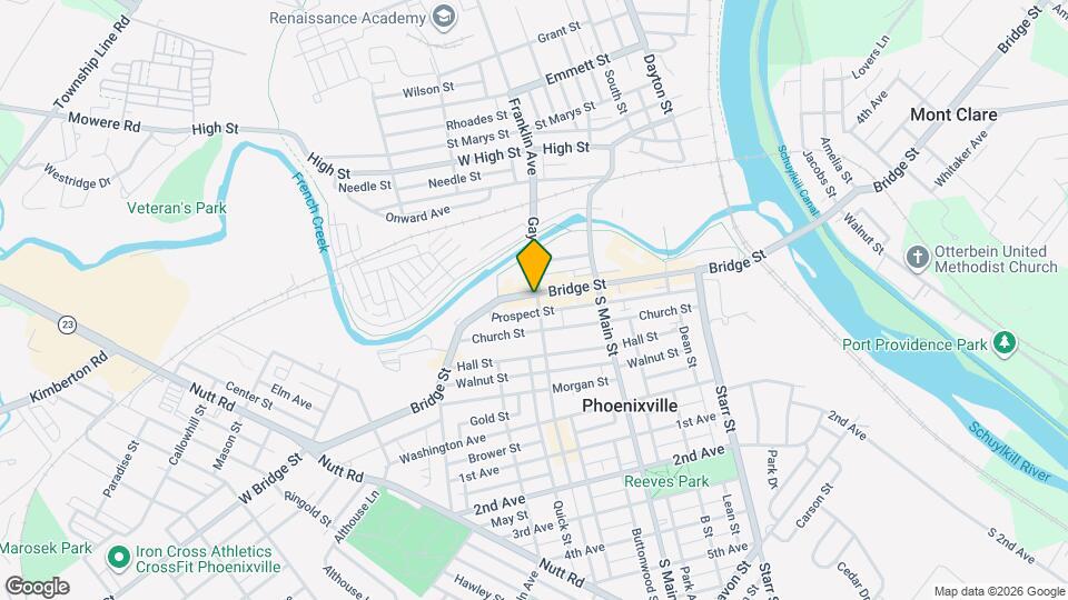 4 Gay St, Unit B Map and Location Details