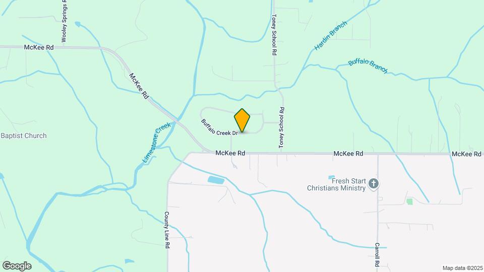 215 Buffalo Creek Dr Map and Location Details