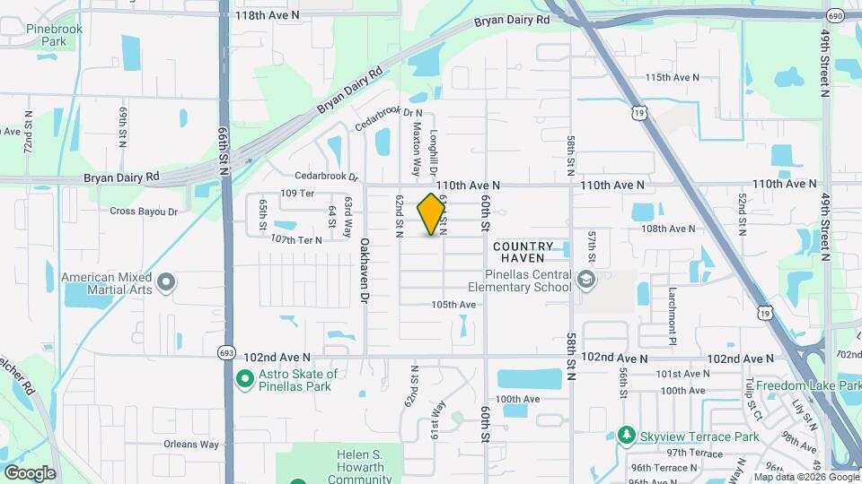 6132 108th Ave N, Unit 20-301 Map and Location Details