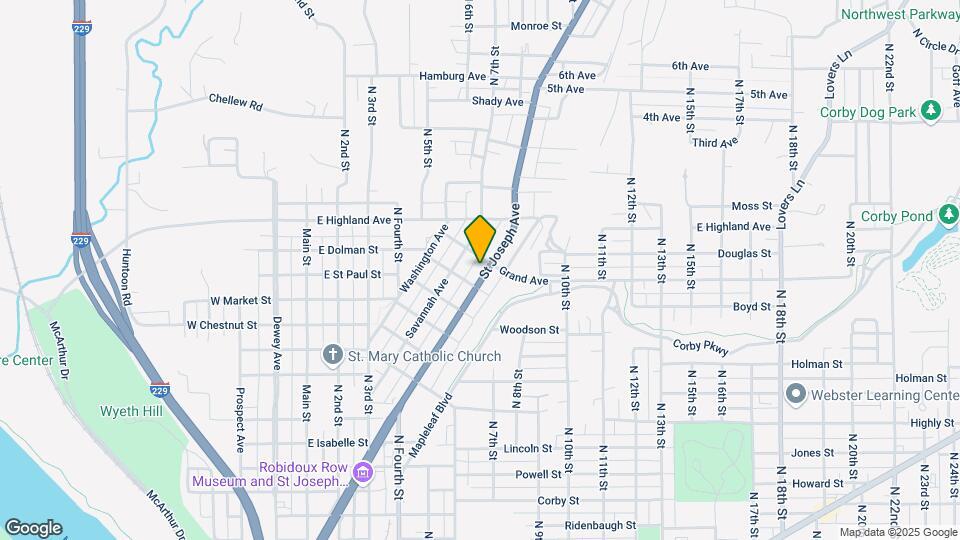 2018 Saint Joseph Ave Map and Location Details
