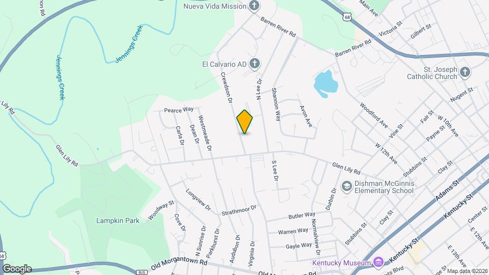 1236 Crewdson Dr Map and Location Details