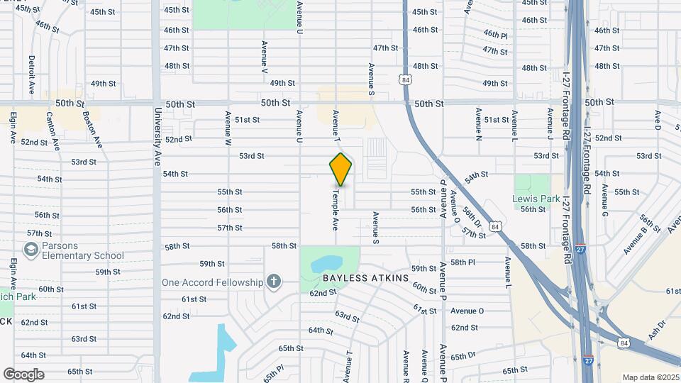 5409 Temple Ave Map and Location Details