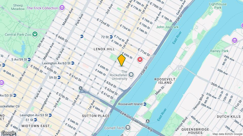 137 E 67th St Map and Location Details