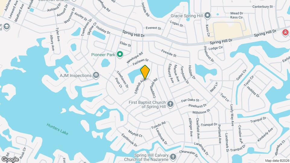 1040 Edgehill Ave Map and Location Details