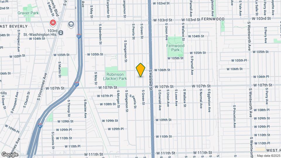 10628 S Green St Map and Location Details