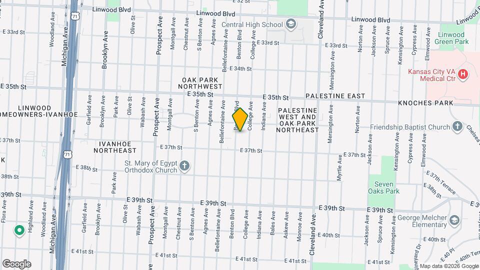 3619 Benton Blvd Map and Location Details
