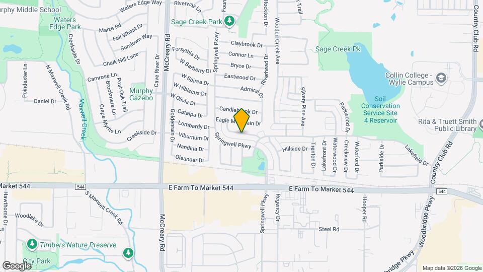 3103 Creekwood Dr Map and Location Details