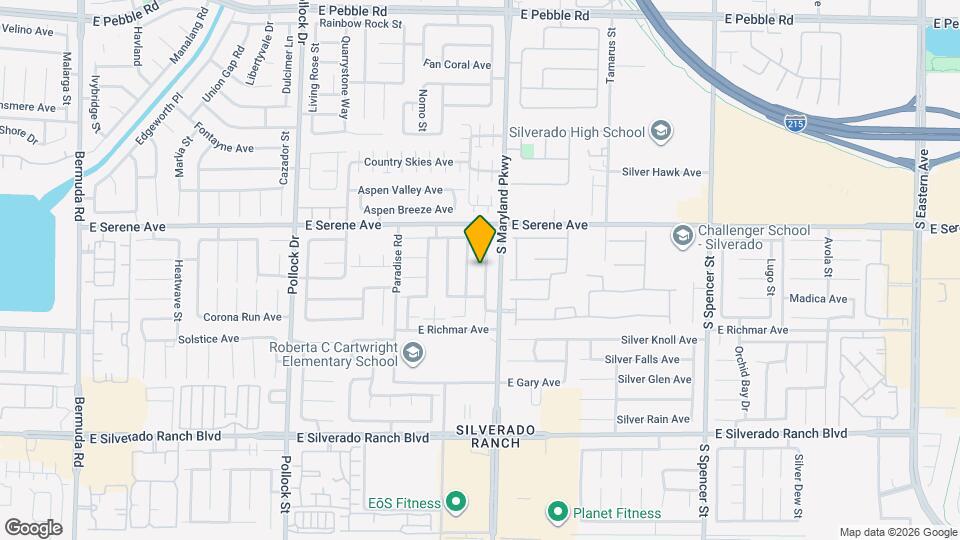 9395 Santa Fe Rose St Map and Location Details