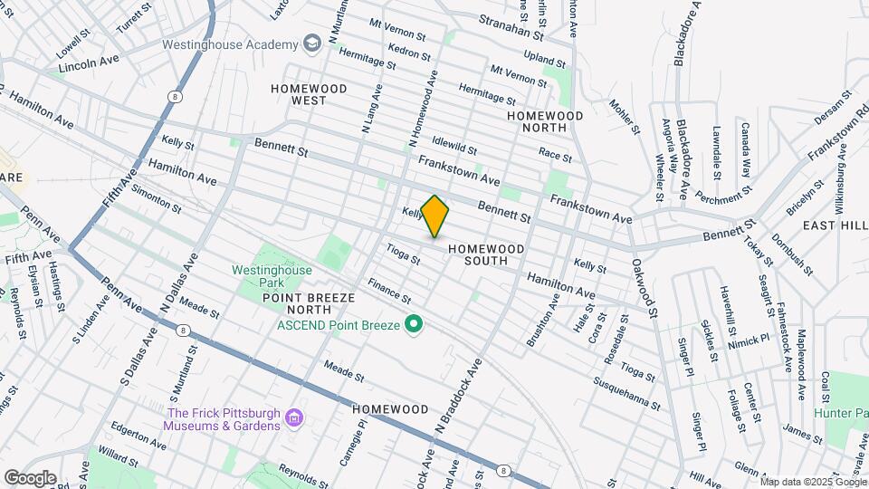 7301 Hamilton Ave Map and Location Details