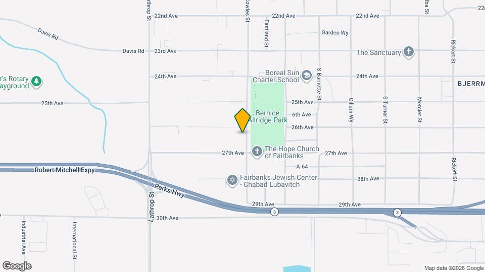 2604 E Cowles St Map and Location Details