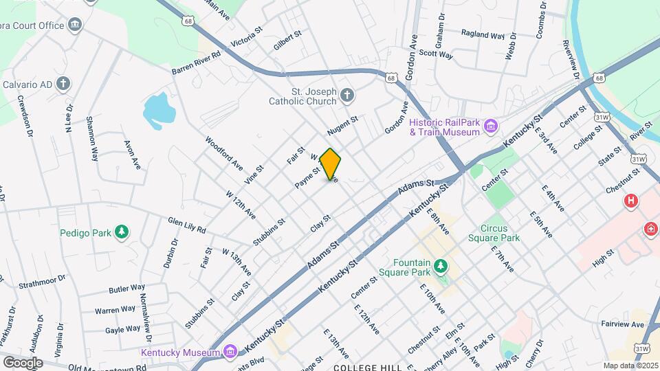 1010 Stubbins St Map and Location Details