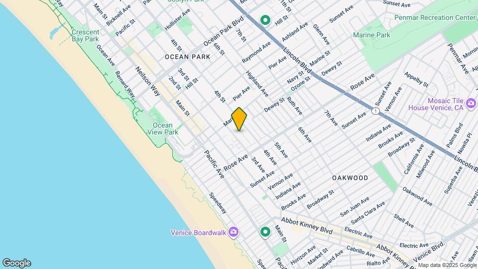 212 3rd Ave, Unit Ocean View Month to Month Map and Location Details