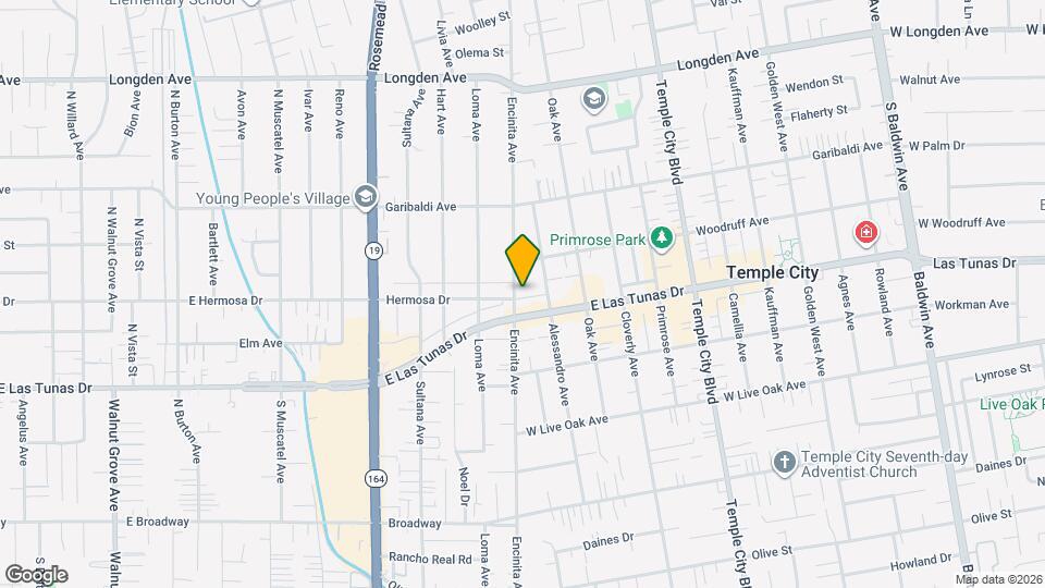 5922 Encinita Ave Map and Location Details