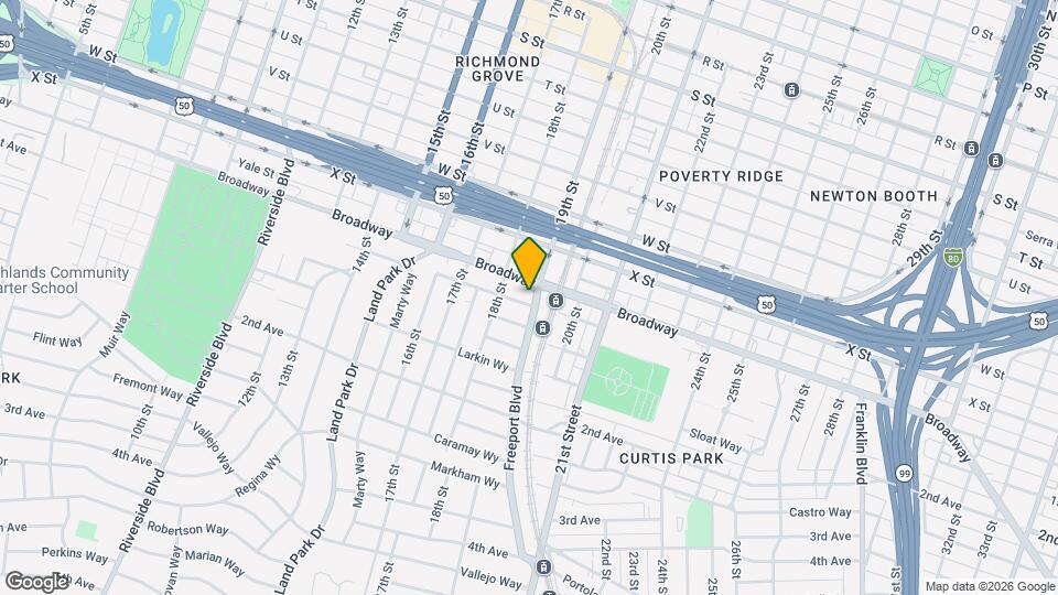 1829 Burnett Wy Map and Location Details